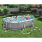 Oval Power Steel Frame Pool 488 x 305 x 107 cm