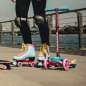 Hudora Flitzkids 2.0 Skate Wonders  rosa/hellblau