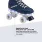 Hudora Roller Skates Advanced, LED  navy 37/38