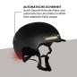 Hudora Skaterhelm LED  schwarz S