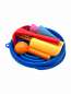 7in1 Sand Toys Falteimer Set, Farbe: Blau