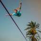 Gibbon Slackline Surfer Line Treewear Set 30 m - Violett