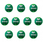 Erima Handball Pure Grip No. 2 ECO 10er Pack - Smaragd/green