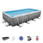 POWER STEEL FRAME POOL RECTANGULAR 549X274X122CM