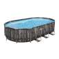 Power Steel Pool oval 610x366x122cm