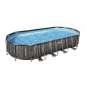 Power Steel Pool oval 732x366x122cm