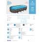 Power Steel Pool oval 732x366x122cm