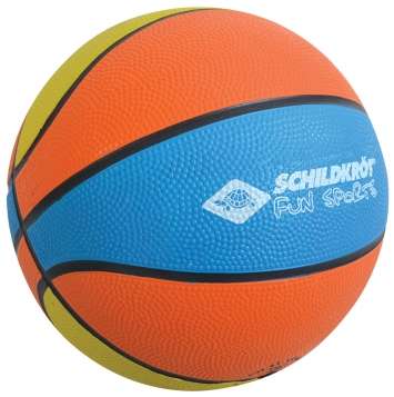 Mini-Basketball, orange/gelb/blau, Gr. 2