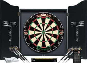 Turnier-Dartboard-Set