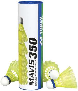 Yonex Mavis 350 Badminton Gelbe Shutttles (6 Stück)