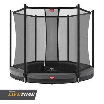 BERG Favorit Trampolin InGround 330 cm Grau + Sicherheitsnetz Comfort