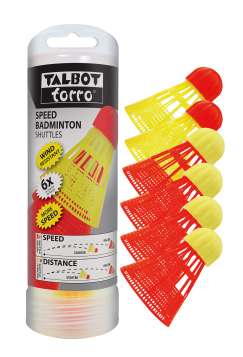 Talbot-Torro Speedbadminton Shuttles, 6er Dose