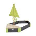 Exit Toys Aksent Holzsandkasten Boot 190 x 90 cm