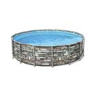 POWER STEEL RECTANGULAR FRAME POOL 488X244X122CM